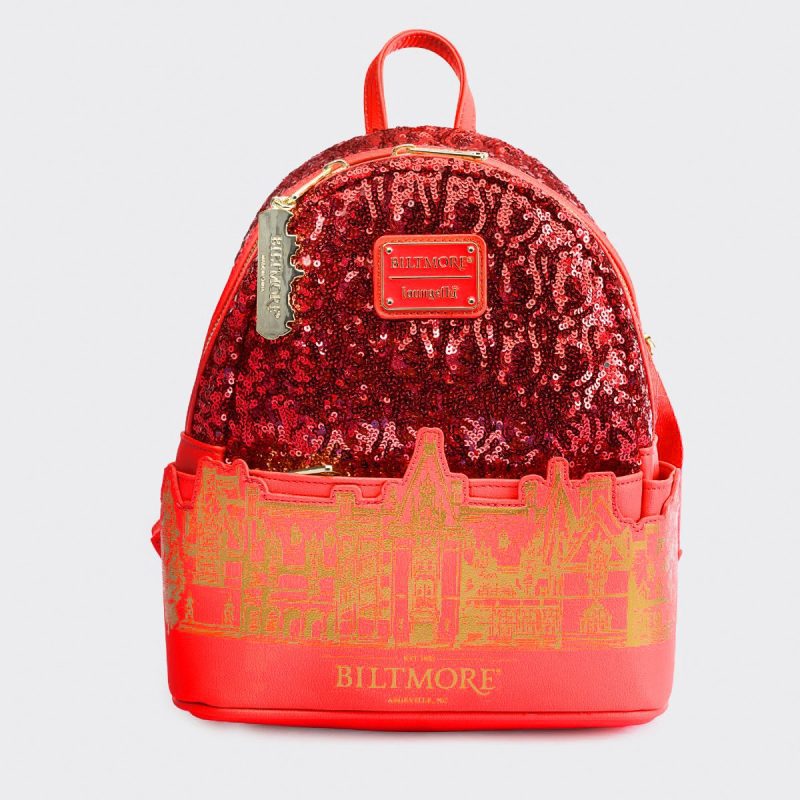 282832 biltmore loungefly red sequin backpack