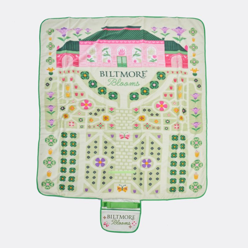 Biltmore BloomsFleecePicnicBlanket310178 2